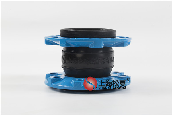 DN80球墨法兰耐海水橡胶软接头25kg压力高清实拍图