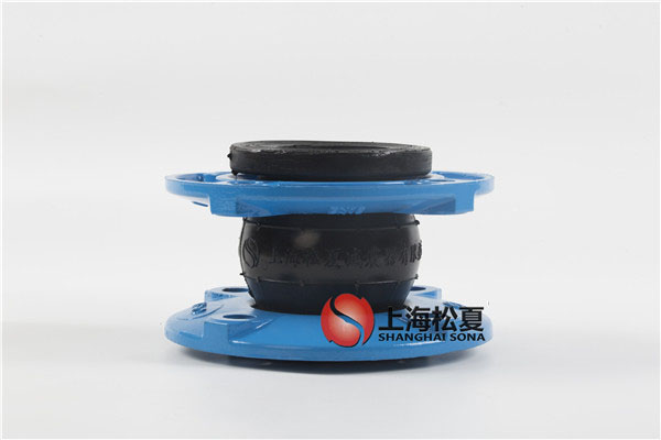 DN65球墨法兰耐高压橡胶软接头150磅高清实拍图